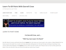 Tablet Screenshot of darrellcrow.com